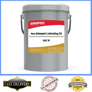 30W Non Detergent Petroleum Oil - 5 Gallon Pail (18L - 4.75 GAL) VACUUM PUMP OIL - Picture 1 of 5