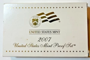 2007-S US Mint Proof Set 14 coins includes original government packaging + COA. - Picture 1 of 6