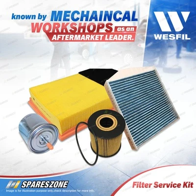 Wesfil Oil Air Fuel Cabin Filter Service Kit for Volvo XC90 2.5L 2.9L 2003-2007 - image 1 of 2