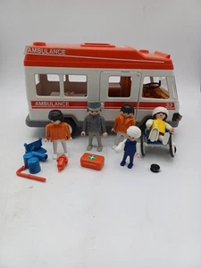 1994 Playmobil Ambulance W/Figurines & Accessories - Picture 1 of 3