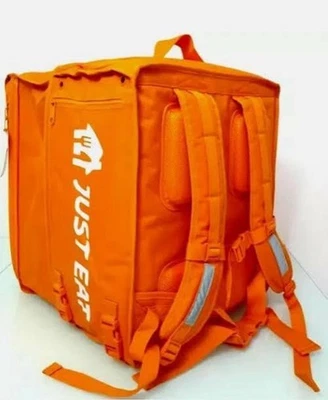 Just Eat Thermal Food Delivery Rucksack Backpack Bike Bag-Brand New &Large .
