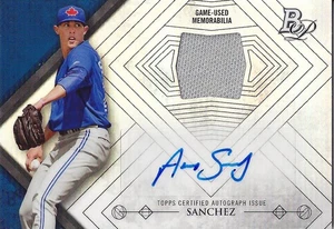 2014 - Bowman - Game Used Memorabilia - Aaron Sanchez - Picture 1 of 1