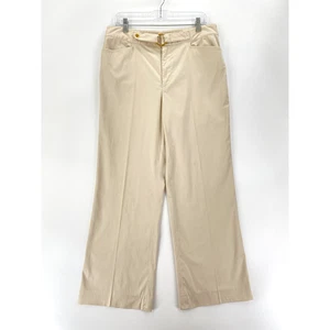 Laure Ralph Lauren Damen Hose Größe 12 Khaki Klassisch Gerade Bequem - Bild 1 von 9