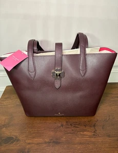 Bolso de Mano Kate Spade Kaci Pequeño - Color Cereza - Cartera de Cuero - Nuevo con Etiquetas - Imagen 1 de 13