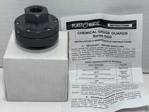 Protector de medidor químico Plast•O•Matic serie GGS 1/2” entrada - 1/4” salida GGVS1-PV - Imagen 1 de 7