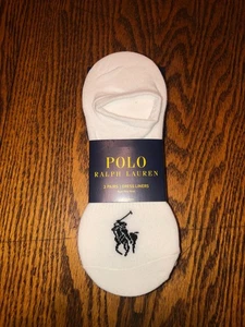 New Polo Ralph Lauren 3 Pair Dress Liners White-Shoe Size 6-12 1/2 - Picture 1 of 4