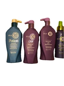 It's a 10 (Lot Of 4) 1 Miracle, 2 Miracle Silk shampoo and 1 miracle shine spray - Picture 1 of 3