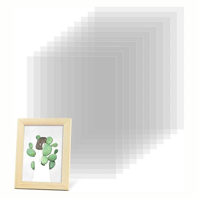 50PCS Acetate Sheets Clear Acetate Sheets Plastic Heat , 4.3x62360 - Image 1 of 4