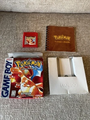 Pokémon: Red Version (Game Boy, 1998) autêntico na caixa completo - Imagem 1 de 4