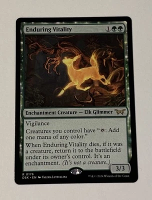 MTG Enduring Vitality - Duskmourn: House of Horror LP - Image 1 of 2