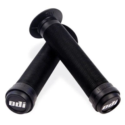 ODI BMX Longneck St Grips 143mm With Plugs Black Handlebar Grip
