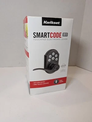 Kwikset Smart Code 911 Bronce Entrada sin llave con llave NOB Foto 1 de 4
