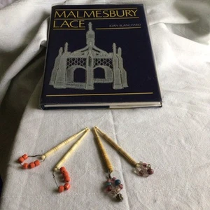 Book And Vintage Bone Bobbin Bundle - Picture 1 of 3