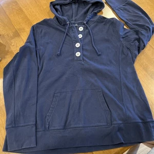 Eddie Bauer Kapuzenpullover dunkelblau XL - Bild 1 von 4