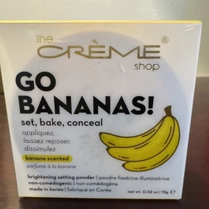 Crème Shop Go Bananas! Polvo fijador corrector iluminador facial perfumado - Imagen 1 de 4