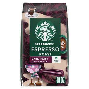 Starbucks Ganze Bohne Kaffee, Espresso Röstung Dunkel (40 Unzen) Top Preis - Bild 1 von 7