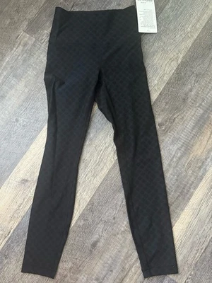 NWT Lululemon 3D Jacquard Diamond High-Rise Tight 25" Texture Black 4 - Image 1 of 4