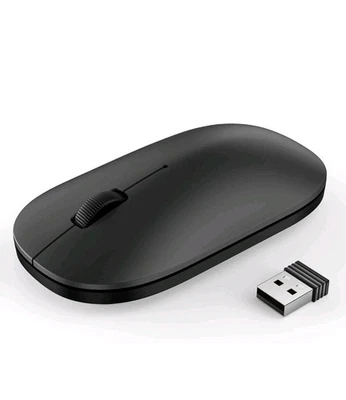 Wireless Mouse, TECKNET Computer Mouse with 3200 DPI USB Slim Cordless Mouse G/S - Image 1 of 4