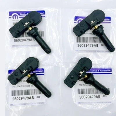 4PCS OEM 56029479AB TPMS Tire Pressure Sensor For Jeep Wrangler Dodge Chrysler Foto 1 de 4