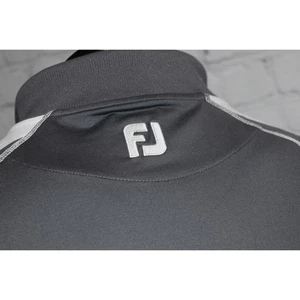 Footjoy Golf Pullover Shirt 1/4 Zip Mens Size Large Performance Gray Polyester - Picture 1 of 7