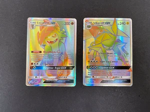 2 Pokemon TCG: Lycanroc GX 156 Guardians Rising & Vikavolt GX 152 Sol/Luna - Imagen 1 de 8
