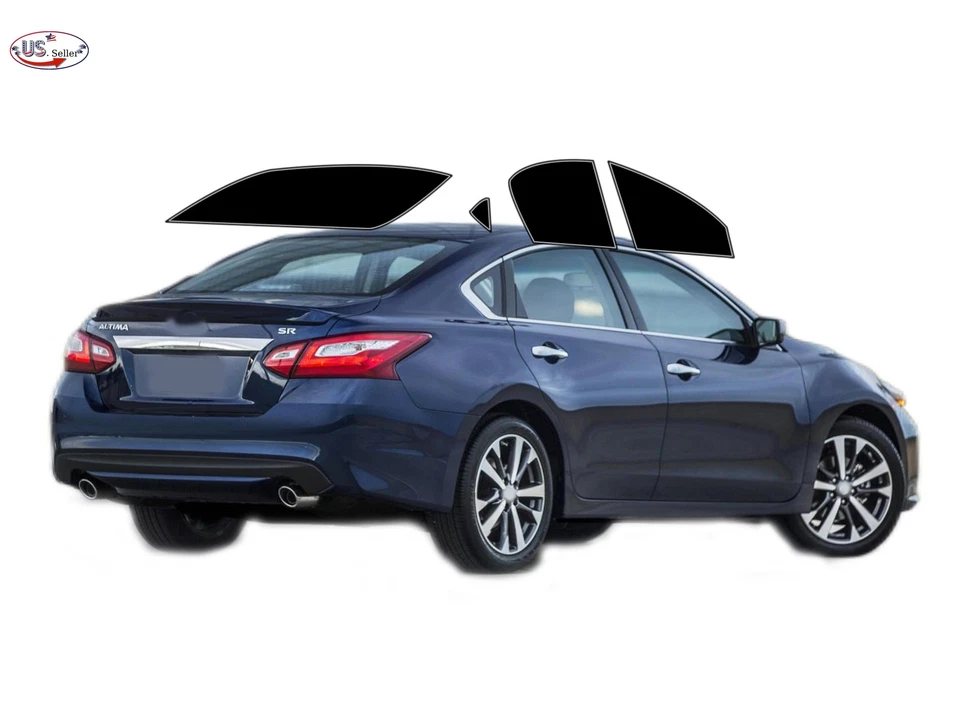 Kit de película de tinte de ventana de 2 capas precortada personalizada computarizada para TODOS los Nissan Altima sedán Foto 1 de 4