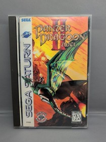 * Panzer Dragoon II Zwei (Sega Saturn, 1996) Complete CIB W/ Reg Card