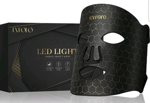 LED Gesichtsmaske Lichttherapie, Rotlichttherapie für Gesicht, 7-1 Farben LED RT22 - Bild 1 von 7