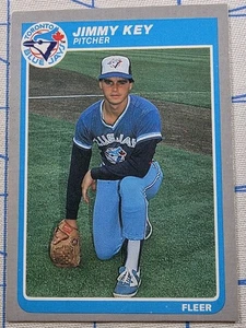 Tarjeta de Jimmy Key #110 1985 Fleer Toronto Blue Jays - Imagen 1 de 6
