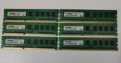6 x Mustang 4GB DDR3 PC12800 CL11 ECC - Bild 1 von 3