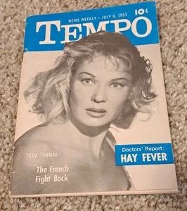 Vintage Tempo Magazine News Weekly July 6, 1953 Vol.1 No. 5 - Bild 1 von 5
