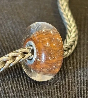 Trollbrads Brown Desert Bead Retired 2012 Beautiful! - Image 1 of 4