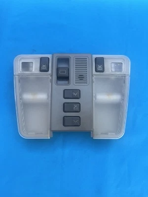 1992-1999 Mercedes Benz OEM S320 S420 S500 Gray/Grey Overhead Dome Light Console - Image 1 of 4