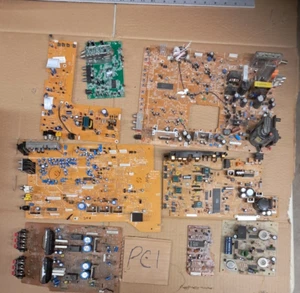 22 TV BOARDS BOTH SIDES OF EACH SHOWN ONCE IN PICS PARTS GOLD RECOVERY PC1 UH - Imagen 1 de 8