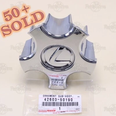 42603-50190 Nuevo Original Toyota LEXUS LS430 2001-2003 Cromo Buje de Rueda Central Foto 1 de 4
