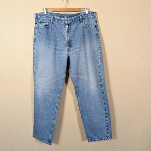 Pantalones de mezclilla para hombre Carhartt calce relajado 42X32 cónicos ligeros lavados vintage trabajo clásico - Imagen 1 de 9