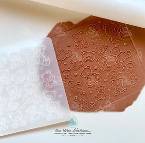 Textur Teddybär Bär Ausstechformen Ausstecher 10x10cm - Bild 1 von 1