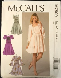 Vestido coqueto Misses' Peasant Bodice Boho Country patrón de costura McCall's 6-14 UCFF - Imagen 1 de 11