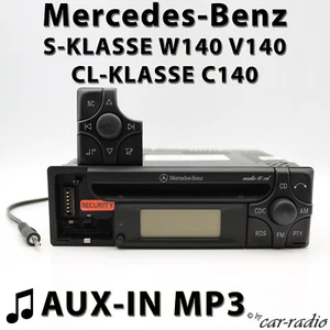Mercedes Audio 10 CD MF2199 MP3 AUX-IN W140 Radio S CL Klasse C140 Autoradio - Bild 1 von 12