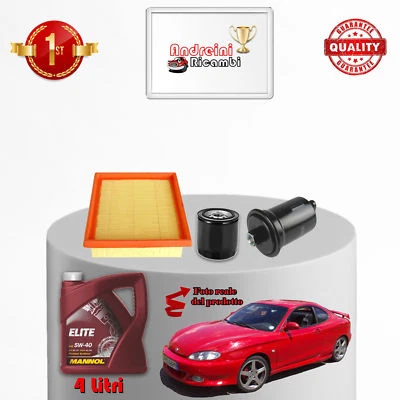 KIT TAGLIANDO FILTRI E OLIO HYUNDAI COUPE 2.0I 102KW 139CV 1998 -> - Immagine 1 di 2