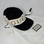 Nwt Authentic Gucci Gabardine Headband Baseball Cap Hat Black Size L
