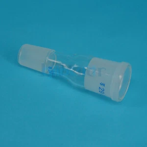 29/32 Female to 24/29 Male Joint Lab Glass Reducing Transfer Adapter - Imagen 1 de 5
