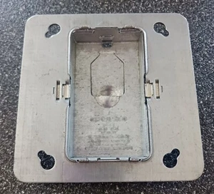 Cooper B-Line B1RRP4. 4" Metallic Outlet Box Plate/Protective. Free Shipping. - Picture 1 of 3