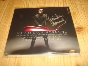 Signed Signiert MAXIMILIAN HORNUNG Shostakovich Tsintsadze Cello Concertos CD - Imagen 1 de 2