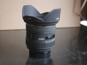 Sigma EX 10-20mm f/3.5 HSM D Wide Angle Lens For Nikon, in good condition HOOD - Picture 1 of 15