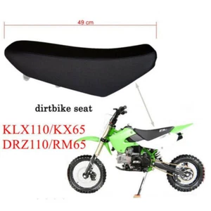 Black Complete Seat Dirt Bike Motocross For Kawasaki KLX-110 KX-65 2002-2013 - Picture 1 of 11