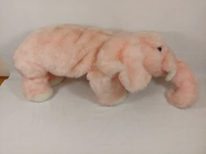 Vintage Pink Elephant Plush Stuffed Animal - Merry Thought Ironbridge Shrops ENG - Picture 1 of 11