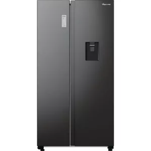 Fridgemaster MS91547BFE 92cm Frost Free American Fridge Freezer Black E Rated - Picture 1 of 10