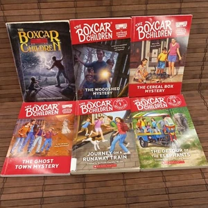 Lot Of 6 The Boxcar Children Mystery Great Adventure Gertrude Chandler Warner - Picture 1 of 8