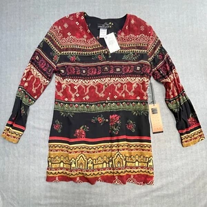 Carole Little Damen Gr. 10 Strickjacke Knopfleiste Oberteil Schulterpolster Viskose Vintage - Bild 1 von 9